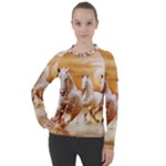 Seven Horses, Sun Women s Pique Long Sleeve T-Shirt