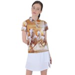 Seven Horses, Sun Women s Polo T-Shirt