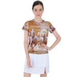 Seven Horses, Sun Women s Sports Top