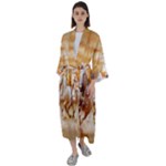 Seven Horses, Sun Maxi Satin Kimono