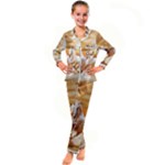 Seven Horses, Sun Kids  Satin Long Sleeve Pajamas Set