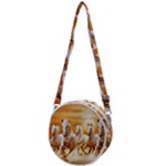 Seven Horses, Sun Crossbody Circle Bag