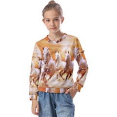 Kids  Long Sleeve T-Shirt with Frill  