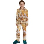 Seven Horses, Sun Kids  Long Sleeve Velvet Pajamas Set