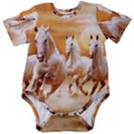 Seven Horses, Sun Baby Short Sleeve Bodysuit