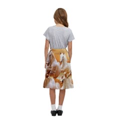 Kids  Ruffle Flared Wrap Midi Skirt 