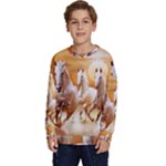 Seven Horses, Sun Kids  Crewneck Sweatshirt