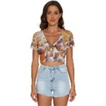 Seven Horses, Sun V-Neck Crop Top