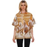 Seven Horses, Sun Women s Batwing Button Up Shirt