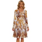 Seven Horses, Sun Long Sleeve Dress With Pocket