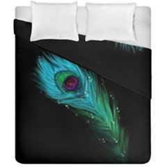 Shree Krishna, Feather, Lord, Rainbows Duvet Cover Double Side (California King Size) from ArtsNow.com