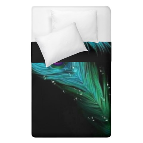 Shree Krishna, Feather, Lord, Rainbows Duvet Cover Double Side (Single Size) from ArtsNow.com