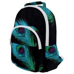 Rounded Multi Pocket Backpack 