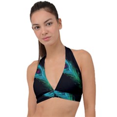 Halter Plunge Bikini Top 