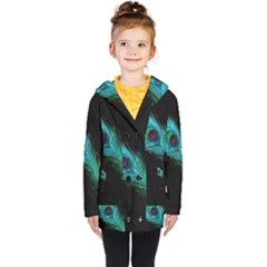 Kids  Double Breasted Button Coat 