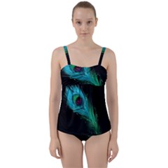 Twist Front Tankini Set 