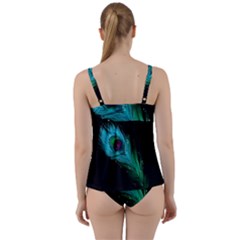 Twist Front Tankini Set 