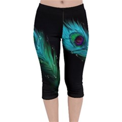 Velvet Capri Leggings  