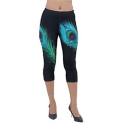 Lightweight Velour Capri Leggings  