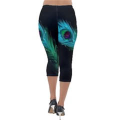 Lightweight Velour Capri Leggings  