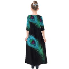 Kids  Quarter Sleeve Maxi Dress 