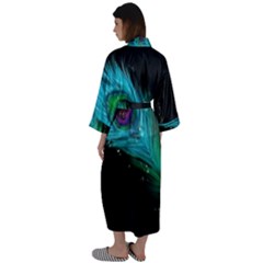 Maxi Satin Kimono 