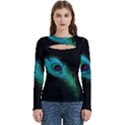 Women s Cut Out Long Sleeve T-Shirt 