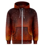 Water Drops, Lui, Amazing Men s Zipper Hoodie