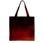 Water Drops, Lui, Amazing Zipper Grocery Tote Bag