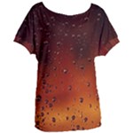 Water Drops, Lui, Amazing Women s Oversized T-Shirt