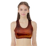 Water Drops, Lui, Amazing Sports Bra with Border