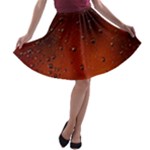 Water Drops, Lui, Amazing A-line Skater Skirt