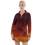 Water Drops, Lui, Amazing Women s Long Sleeve Casual Dress