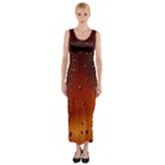 Water Drops, Lui, Amazing Fitted Maxi Dress