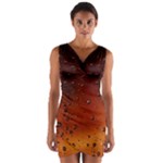 Water Drops, Lui, Amazing Wrap Front Bodycon Dress