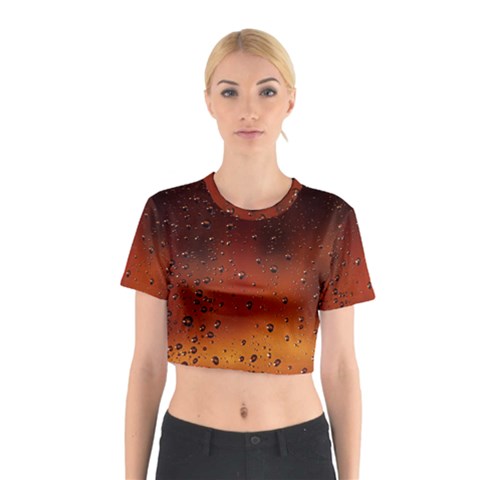 Water Drops, Lui, Amazing Cotton Crop Top from ArtsNow.com