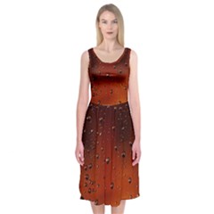 Water Drops, Lui, Amazing Midi Sleeveless Dress from ArtsNow.com