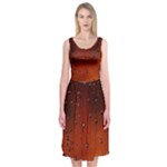 Water Drops, Lui, Amazing Midi Sleeveless Dress