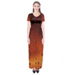 Water Drops, Lui, Amazing Short Sleeve Maxi Dress