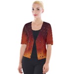 Water Drops, Lui, Amazing Cropped Button Cardigan