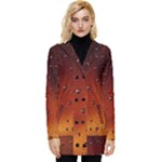 Water Drops, Lui, Amazing Button Up Hooded Coat 