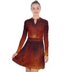 Water Drops, Lui, Amazing Long Sleeve Panel Dress