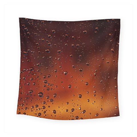 Water Drops, Lui, Amazing Square Tapestry (Small) from ArtsNow.com