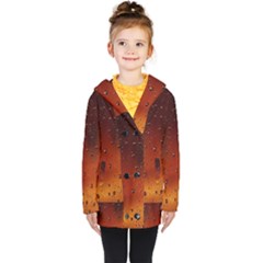 Kids  Double Breasted Button Coat 