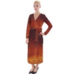 Water Drops, Lui, Amazing Velvet Maxi Wrap Dress