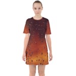 Water Drops, Lui, Amazing Sixties Short Sleeve Mini Dress