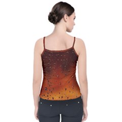 Velvet Spaghetti Strap Top 