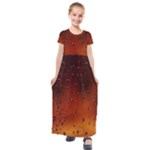 Water Drops, Lui, Amazing Kids  Short Sleeve Maxi Dress