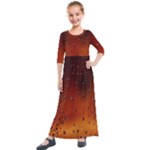 Water Drops, Lui, Amazing Kids  Quarter Sleeve Maxi Dress