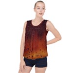 Water Drops, Lui, Amazing Bubble Hem Chiffon Tank Top